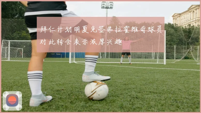 拜仁计划明夏免签弗拉霍维奇球员对此转会表示浓厚兴趣